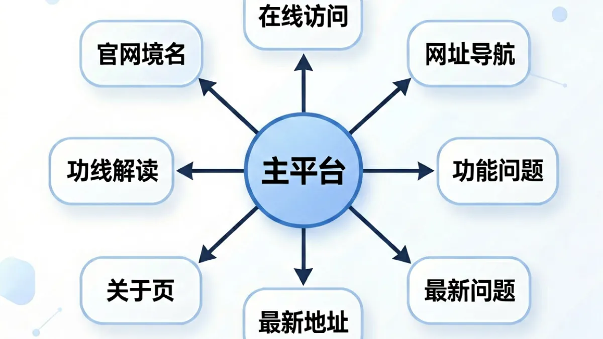 海角社区内容分类结构示意图，用流程图展示七大栏目之间的层级与跳转关系